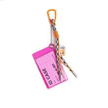 Giá đỡ thẻ trong suốt bằng nhựa PVC thích hợp cho thẻ xe buýt, thẻ ăn, thẻ kiểm soát ra vào. Có kèm đồ trang trí treo, dùng làm phụ kiện thời trang cho cả túi xách và ba lô của nam và nữ. Ví đựng thẻ cho nữ - Nhiều màu - Xem 14