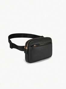 Mini Bolsa de Cintura Simples para Mulheres, Pochete à Prova D'Água e Leve para Esportes ao Ar Livre
