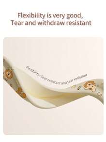 2 Meters Long Beige Baby Anti-Collision Strip, Anti-Collision Corner Cloud-Shaped Foam Elastic Material, Cartoon Design, Free Cutting, Self-Adhesive, Easy To Use After Tearing, Not Easy To Leave Marks Table Corner Protection Anti-Knock Furniture Protective Cover