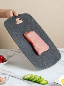 大理石砧板切菜板加厚切肉板厨房准备板熟食/生食分离家用水果切菜板备菜板塑料菜板厨房用品 - 彩色 - 查看 3