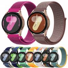 尼龙表带与华为兼容，与三星 Galaxy Watch 6/5/4 40mm 44mm/Watch 6 Classic 43mm 47mm/Watch 5 Pro 45mm/Watch 4 Classic 42mm 46mm、20mm 22mm 快拆替换运动表带 ﻿ 作为送给返校学生的礼物 - 20mm - 查看 8