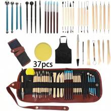 Ceramic-Ton-Sculpture-Tools-Set, 8–61 Pieces/Set, Ceramic-Wax-Ton-Sculpture-Tools For Artistic Crafts, Ceramic-Sculpture-Modeling-Tools-Set - 13pcs - View 9