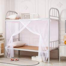 1 pezzo Zanzariera bianca, semplice e retrò, da fissare al letto, senza installazione necessaria, adatta a camera da letto, dormitori di studenti, uso all'aperto