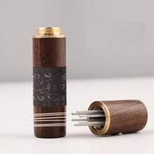 1pc,(5/6/8 Needles),Wooden Handle Coffee Stirrer Professional Espresso Distribution Needle Coffee Powder Distributor Espresso Stirrer Kitchen Supply Back To School