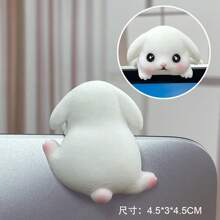 Creative Cute Animal Figurine Decoration Accessory For Computer, TV Monitor, Car Navigation Display