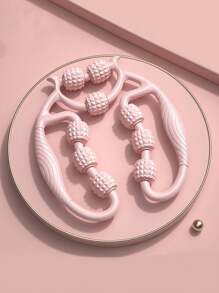 1 件美腿环按摩滚轮 小腿滚轮按摩器 瑜伽健身放松按摩工具 - 彩色 - 查看 4