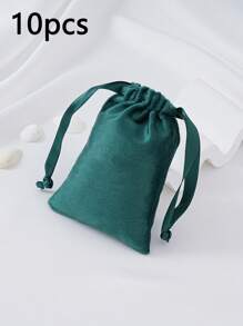 1/10/50 peças 9x12cm Bolsa de joias Bolsa de veludo para presente, Bolsa de embalagem de joias, Bolsas para presentes de joias, Bolsas para lembrancinhas de casamento, aniversário, brincos, pulseira, colar, bolsas organizadoras pequenas chiques, Bolsa de embrulho para presente para festa, feriado