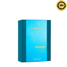 Al Haramain Perfumes Al Haramain Amber Oud Aqua Dubai Edition - Perfume árabe para mujeres y hombres - Perfume árabe fresco y afrutado - Extracto de perfume en spray - 75 ml