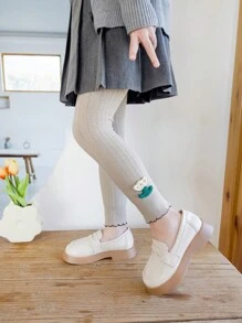 1 pieza Mallas de bebé de unicolor y estampado floral, transpirables