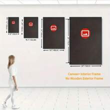 2D Wooden Framed Canvas Painting, Vibrant Boxing Glove Graffiti Canvas Art Print – Colorful, Inspirational Sports Wall Decor With "PULF" Detail, Modern Abstract Background, Ideal For Home Or Office - 彩色 - 查看 9