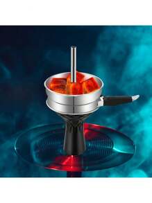 Hookah Bowl Set - Silicone Hookah Tobacco Shisha Bowl With Heat Management Screen Charcoal Holder For Smoking Shisha Hookah Easy Replace Charcoal Fast Cleaning Boy Valentine Heart Women's Valentine