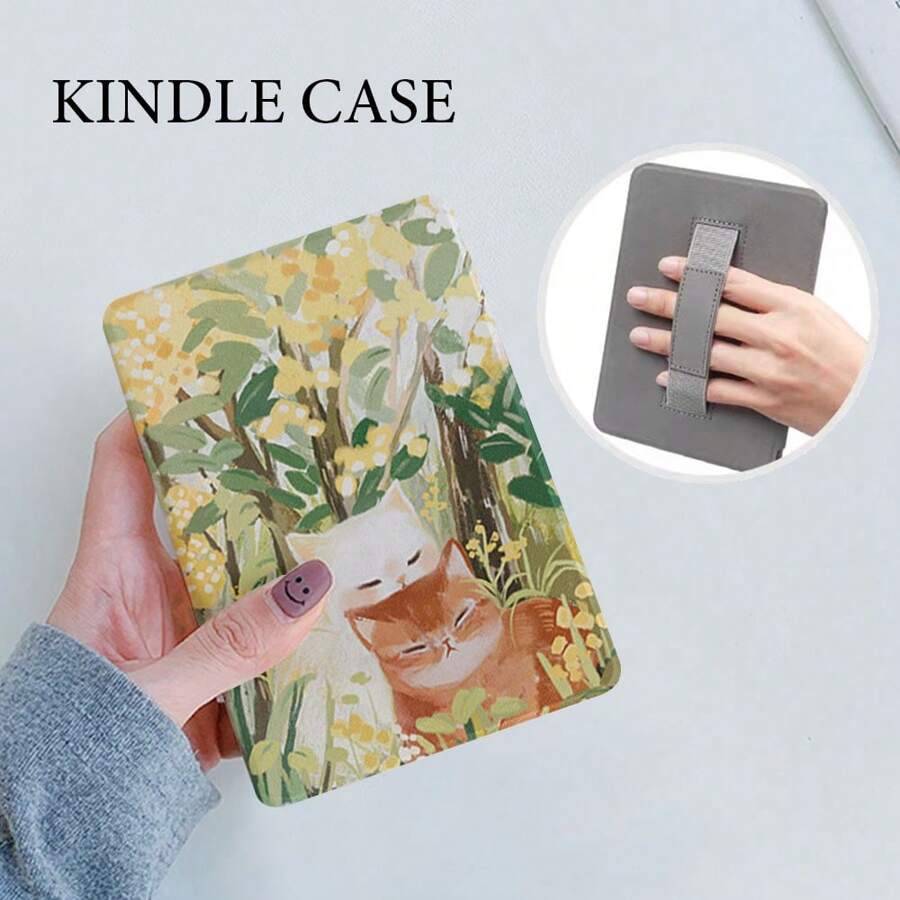 Kindle Paperwhite de 12.ª generación (modelo básico de 2024/2022 o 11.ª generación), con correa para la muñeca, funda de silicona suave antideslizante y cubierta protectora envolvente - Multicolor - Ver 1