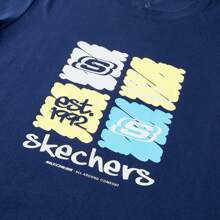 Skechers Summer Couple Short Sleeve T-Shirt, Moisture Wicking And Comfortable L224U132