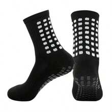 4/12/25Pairs Men Women Crew Socks Sports Rubber Grip Socks Football Towel Bottom Shockproof Breathable Socks Soccer Basketball Skateboard Rugby Tennis Badminton Exercise Athletic Socks - Multicolor - View 8