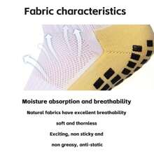 1/2/4/6/10 Pairs Men's Cushioned Compression Mid-Calf Soccer Socks, Anti-Slip For Training & Matches