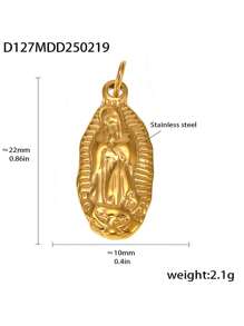 1pc Unique Stainless Steel DIY Pendant, Multiple Designs Available, Suitable As A Creative Gift For Friends