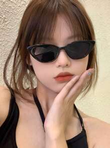 1 副女士猫眼镜框防晒时尚眼镜遮阳镜适合夏季派对、服装和礼物太阳镜海滩太阳镜女士海滩配饰太阳镜太阳镜遮阳镜基本款和适合毛衣牛仔裤运动裤连帽衫夹克连衣裙和长袖衬衫的时尚遮阳优雅装扮家庭出游旅行度假夏季海滩度假、户外、旅行