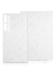 20PCS Self-Adhesive Black Marble PVC Cladding Wall Panels For Kitchen Bathroom Carnival Home Sticker - 黑與白 - 查看 9