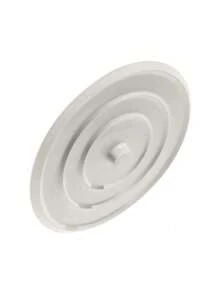 1pc/2pcs White Bathroom Floor Drain Rubber Water Pan Plug