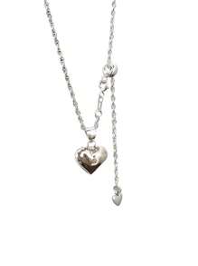 Elegant Silver Heart Pendant Necklace - Vintage Bohemian Style, Silver Plating, Suitable For Everyday Wear And Special Occasions, Gift For Wife, Lover, Mother On Holidays, All-Season Jewelry Accessory - Multicolor - View 2