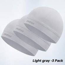 3 pezzi/1 pezzo Cappelli leggeri e traspiranti con design a teschio PHMAX, cappelli da sole da ciclismo estivi, adatti per la corsa, colore nero