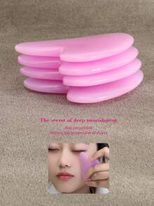 1pc/2pcs/3pcs Facial Beauty Massage Kit Includes Double-Head Massage Roller, Triangular Gua Sha Board, Ice Mold, Body Scraping Massage Tools, Purple Color,Beauty,Skin Care Products,Spa,Self Care,Skin Care Tools,Face Care,Esthetician Supplies,Massage,Face Massage Tool,Face Roller - Purple - View 6