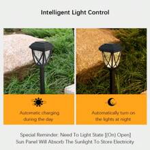 Shenzhi Tech Shenzhi Tech 2Pcs Solar Ground Lights With Light Control – Outdoor Solar Powered LED Path Lights, Auto On/Off, 6-8H Illumination For Garden Lawn Yard Patio