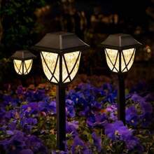Shenzhi Tech Shenzhi Tech 2Pcs Solar Ground Lights With Light Control – Outdoor Solar Powered LED Path Lights, Auto On/Off, 6-8H Illumination For Garden Lawn Yard Patio
