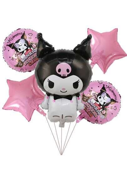 Sanrio 1pc New Sanrio Character Birthday Party Balloon Set Foil Balloon Room Decor