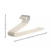 Goose-Shaped Trouser Rack Household Hanging Trousers Special Hanger Non-Marking Trouser Clip Non-Slip 2-Shaped Wardrobe Built-In Storage Artifact - White - View 8