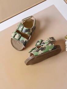 2025 Summer Versatile Girls PU Leather Back Strap Design Roman Sandals, Soft Breathable Foot Protection Non-Slip Sole Lightweight - Multicolor - View 5