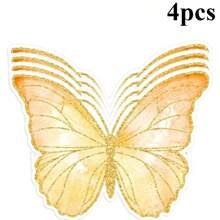 4/12pcs Butterfly Themed Disposable Paper Placemats Spring Dining Decor For Kitchen, Restaurant, And Party Use Perfect For Picnics, Everyday Meals, And Home Decor Enthusiasts Ideal Gift For Table Setting Lovers - Multicolor - View 13