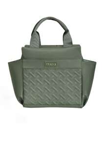 Fashionable Large Capacity Insulated Lunch Bag, Office Worker Portable Lunch Box Bag, Students Picnic Food Container Tote