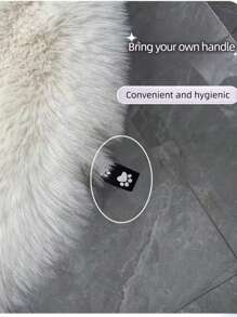 1pc Cartoon Style Toilet Seat Cushion, Soft Plush Full Coverage Toilet Seat Cover, Applicable For Various Toilet Types, Suitable For All Seasons