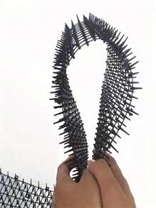 1 件装驱猫垫、驱狗器、防猫网、防挖垫，适用于阳台、窗台、庭院和户外装饰