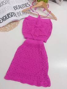 modal com junto de feminina - Pink - Visão 2