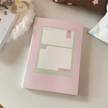 Aesthetic Lucky Clover A6 Handbook Student Plan Notebook Small Notebook Portable Diary