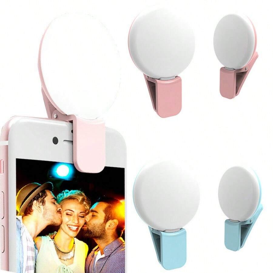 New Model Mini LED Mobile Phone Selfie Ring Light External Fill Light For Selfie, Beauty