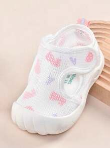 春夏 0-3 岁婴儿初学步鞋防滑软底网眼透气舒适婴儿凉鞋