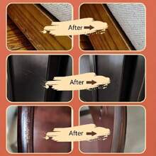 4 件装木制家具修复笔 - 适用于地板、桌子、书桌、床的防水污渍和划痕覆盖涂层 - 适用于艺术和工艺品的木质表面修复笔，多色调