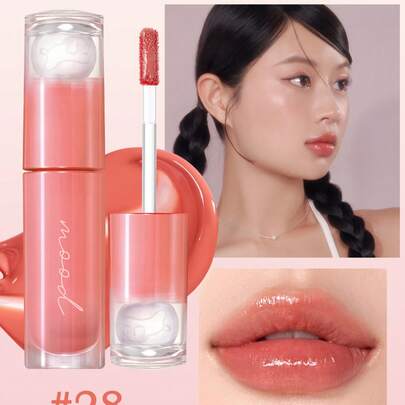 Peripera K-Beauty Ink Mood Glowy Tint，Water Bare Tint，Mirror Watery Lip Gloss，Glass Lip Gloss，丰盈，自然保湿，轻盈，提亮，持久显色，舒适不粘腻，适合戴口罩，不泛白，K-Beauty，韩国化妆品