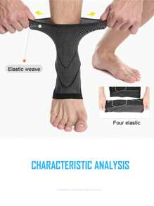 1 stuk COOLFIT Athletic Enkelondersteuning Gebreid Ademend, Lichtgewicht, Compressie Voet Enkelband voor Basketbal, Hardloop Enkelband Gym Gym Accessoires