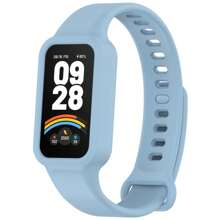 Correa de silicona compatible con Xiaomi Smart Band 9 Active Strap, accesorios de relojes inteligentes, pulsera compatible con correa Redmi Band 3, funda de reloj - Unitalla - Ver 10
