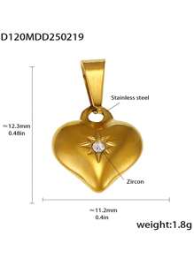 1pc Unique Stainless Steel DIY Pendant, Multiple Designs Available, Suitable As A Creative Gift For Friends