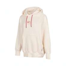 Nike 2025 女款 AS W NSW OS PO HD 针织连帽衫/套头衫，款式 HV8461-133 - 白色 - 查看 1