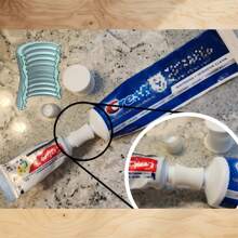 Adattatore per ricarica di dentifricio, perfetto per ricarica di dentifricio da viaggio, adattatori per tubi Coolgate, decorazione bagno di casa, ritorno a scuola