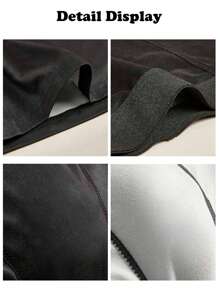 Customize Men's Underwear, Upload Your Lover's Portrait, Gift, Valentine's Day Gift - Black - View 3