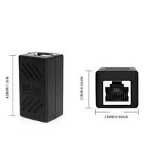 RJ45 Coupler, Ethernet Cable Extender Adapter, Compatible With Cat7/Cat6/Cat5e/Cat5 Ethernet Cables, For PC, Router, Modem