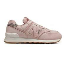 New Balance  WL574WOR - Dust pink White - View 1