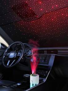 Nowy nawilżacz powietrza z projektorem Star, zasilany przez USB, do domu, pokoju dziecięcego, sypialni, nocnej lampki samochodowej, nawilżający rozpylacz mgiełki